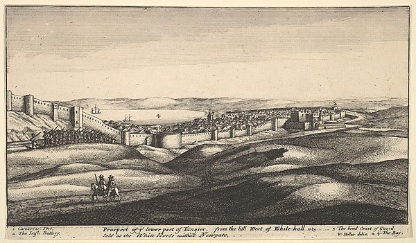 Prospect of the Lower Part of Tangier c1670-Wenceslaus Hollar,  Poster Print Wall Art