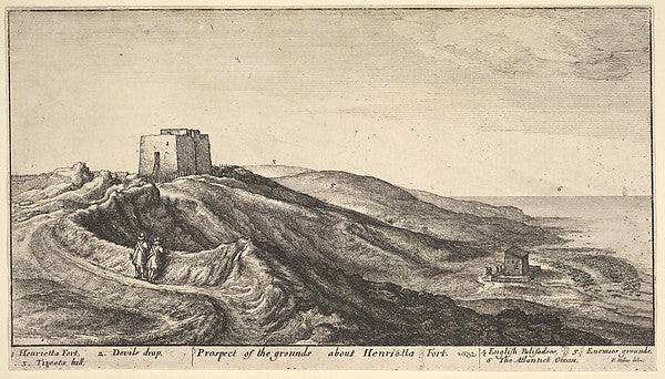 Henrietta Fort c1670-Wenceslaus Hollar,  Poster Print Wall Art