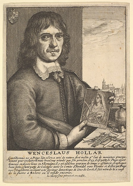 Weceslaus Hollar 1649-Wenceslaus Hollar,16x12"(A3)Poster