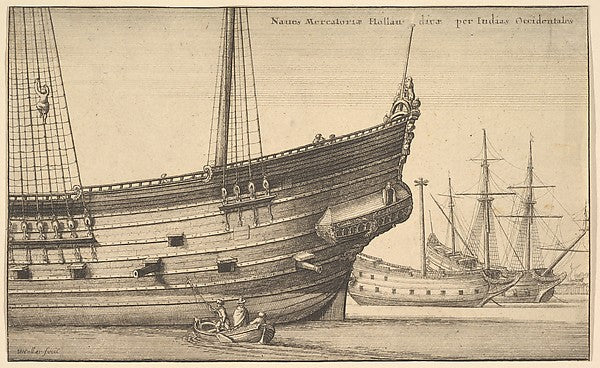 Naues Mercatoriæ Hollan [] dicæ per Indias Occidentales  1625–,  Poster Print Wall Art