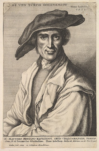 Hans von Zürch Goltshmidt 1647-After Hans Holbein the Younger,  Poster Print Wall Art