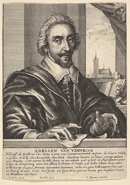 Adriaen van de Venne 1649-After Adriaen van de Venne,  Poster Print Wall Art