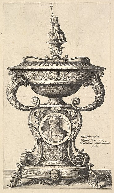 Two handled cup 1646-Wenceslaus Hollar,After Hans Holbein the,  Poster Print Wall Art