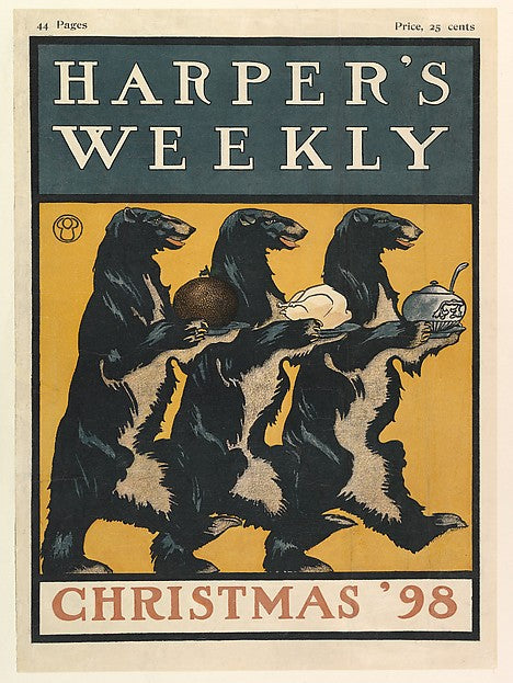 Harper's Weekly: Christmas '98 1898-Edward Penfield, Poster Print