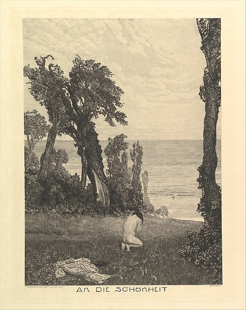 An die Schönheit  from the series Vom Tode Zweiter Teil 1898–1,16x12"(A3) Poster