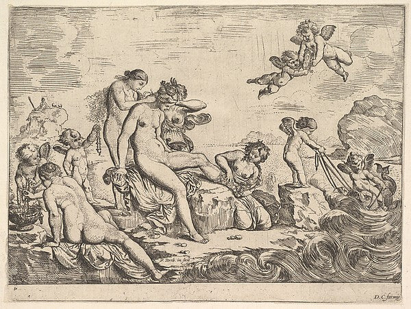 Toilet of Thetis 1610–42-Pierre Brebiette,  Poster Print Wall Art
