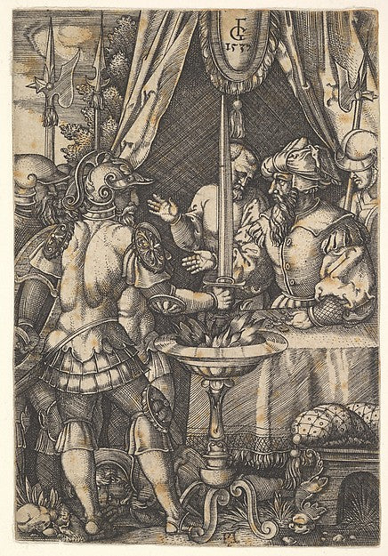 Mucius Scaevola 1537-Master FG ,16x12"(A3)Poster
