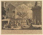 The South Sea Scheme 1722-William Hogarth ,16x12"(A3)Poster