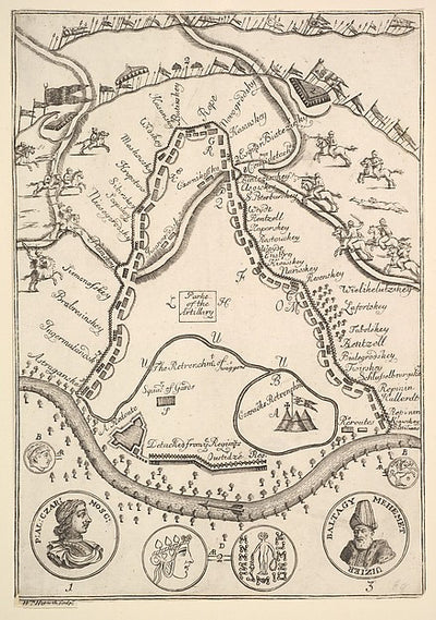 Parke of the Artillary  1723–24-William Hogarth ,16x12"(A3)Poster