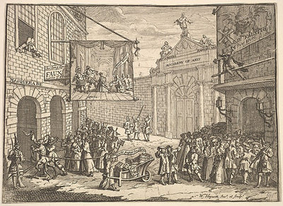 Masquerades and Operas 1724-William Hogarth ,16x12"(A3)Poster