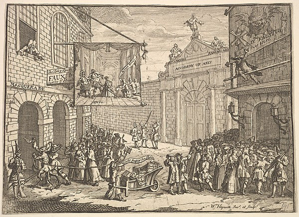 Masquerades and Operas 1724-William Hogarth ,16x12