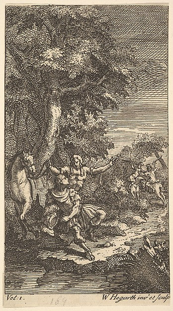 Cassandra  Frontispiece  Vol. 1 1725-William Hogarth ,16x12"(A3)Poster