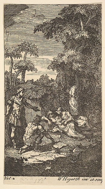 Cassandra  Frontispiece  Vol. 2: 1725-William Hogarth ,16x12"(A3)Poster