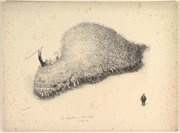 Jean Veber :Le dompteur a été manage-16x12"(A3) Poster