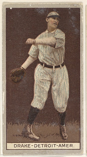 :Drake Detroit American League from the Brown Background ser-16x12"(A3) Poster