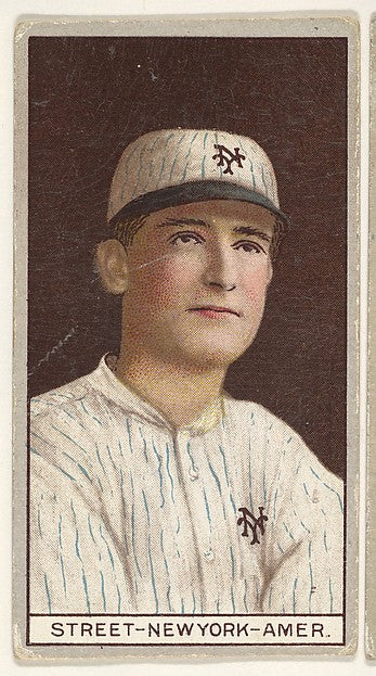 :Street New York American League from the Brown Background s-16x12"(A3) Poster