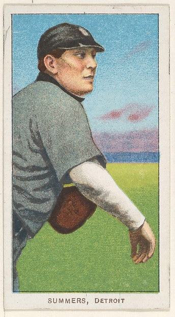 :Summers Detroit American League from the White Border serie-16x12"(A3) Poster