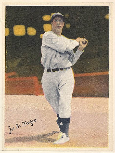 :Joe DiMaggio from the Colored Photos Premiums series issued-16x12"(A3) Poster