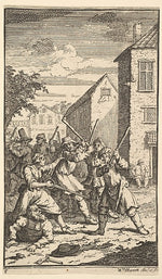 Hudibras Vanquished by Trulla  1721–26-William Hogarth ,16x12"(A3)Poster