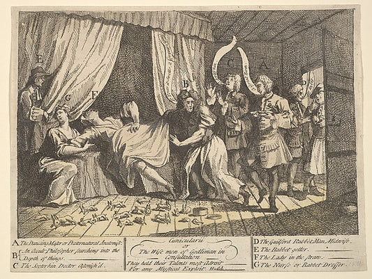 Cunicularii  or the Wise Men of Godlimon in Consultation Decem,16x12"(A3)Poster
