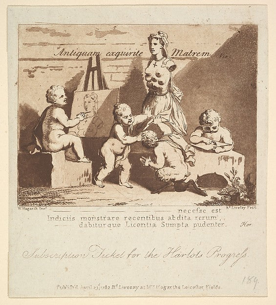 Boys Peeping at Nature 1782-Etched and published by Richard Li,16x12"(A3)Poster
