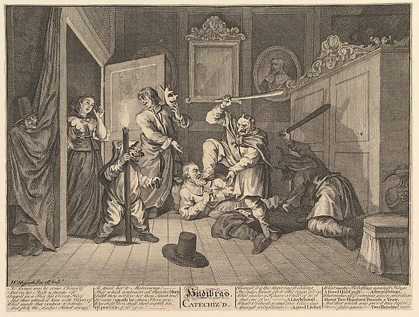 Hudibras Catechized  February 1725–26-William Hogarth ,16x12