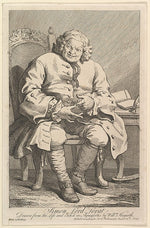 Simon Lord Lovat 1746-William Hogarth ,16x12"(A3)Poster