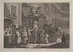 The Stage Coach  or Country Inn Yard June 1747-William Hogarth,16x12"(A3)Poster