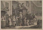 The Stage Coach  or The Country Inn Yard 1747-William Hogarth ,16x12"(A3)Poster