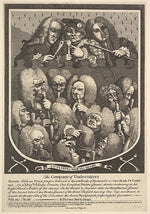 The Company of Undertakers after 1736-After William Hogarth , vintage art, A3 (16x12") Poster Print