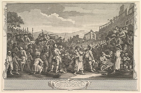 The Idle "Prentice Executed at Tyburn  September 30, 1747-Will,  Poster Print