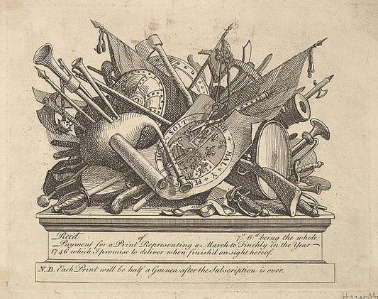 A Stand of Arms  Musical Instruments  etc. March 1749–50-Willi,16x12"(A3)Poster