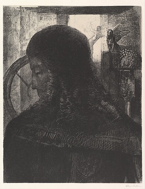 The Old Knight 1896-Odilon Redon,  Poster Print Wall Art