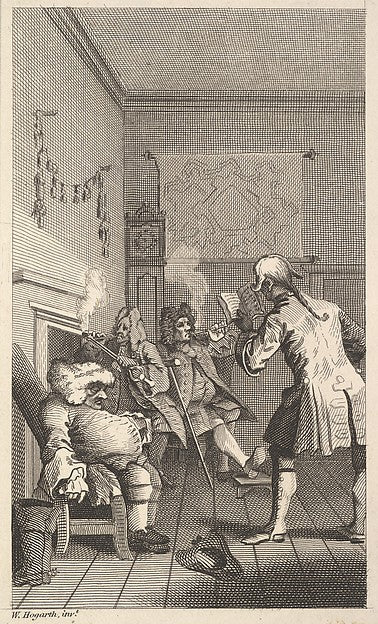 Frontispiece to "Tristram Shandy " Volume 1 19th cent-After Wi,  Poster Print Wall Art