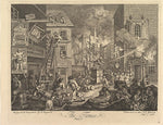 The Times  Plate 1 September 1762-William Hogarth ,16x12"(A3)Poster