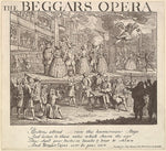 Design formerly attributed to William Hogarth , Anonymous, British, 18th century:The Beggar's Opera 1728, vintage artwork, 16x12"(A3) Poster Print