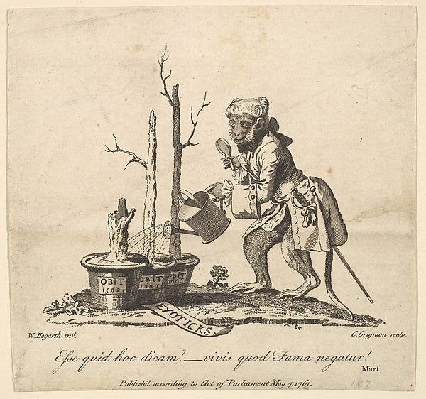 Tailpiece to the Catalogue of Pictures Exhibited in Spring Gar,  Poster Print