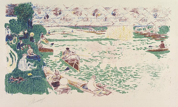 Boating 1896–97-Pierre Bonnard,16x12