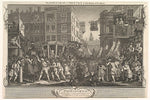 William Hogarth:The Industrious 'Prentice Lord Mayor of London September 30, 1747, vintage artwork, 16x12"(A3) Poster Print