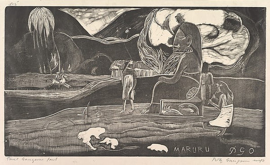 Maruru 1893–94-Paul Gauguin,16x12"(A3) Poster