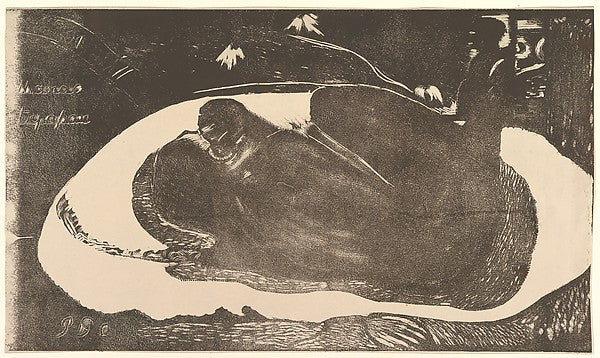Spirit of the Dead Watching 1893–94-Paul Gauguin,16x12"(A3) Poster