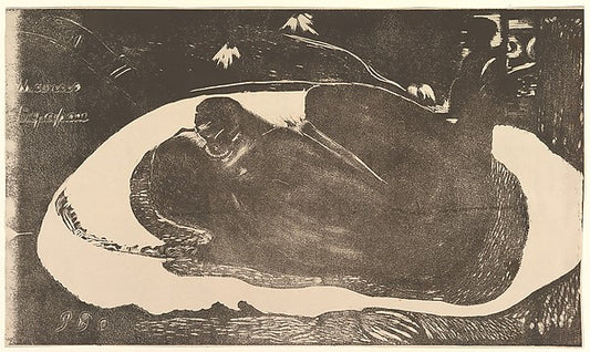 Spirit of the Dead Watching 1893–94-Paul Gauguin,16x12"(A3) Poster