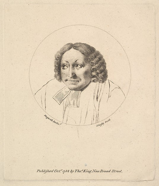 The Parson's Head October 1788-After William Hogarth ,16x12