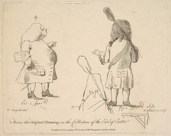 Portraits of Lord Melcombe and Lord Winchelsea December 22, 17,  Poster Print
