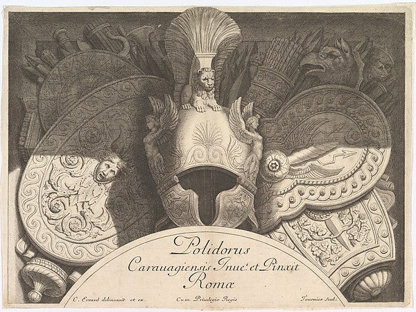 Polidoro da Caravaggio ,Georges Tournier:Divers Trophées 165-16x12"(A3) Poster