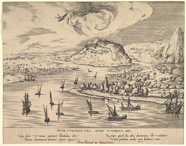 Attributed to Simon Novellanus , After Pieter Bruegel the El-16x12"(A3) Poster