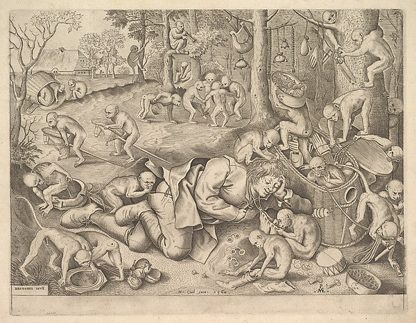 Pieter van der Heyden , Pieter Bruegel the Elder ca. 1525–15-16x12"(A3) Poster