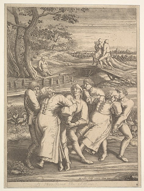 Hendrick Hondius I , After Pieter Bruegel the Elder ca. 1525-16x12"(A3) Poster
