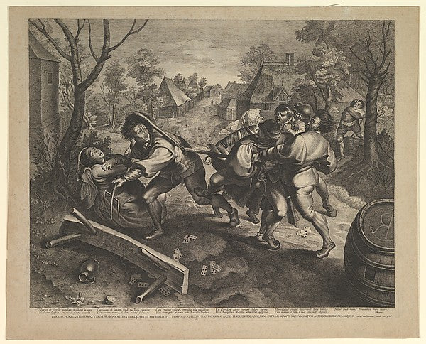 Lucas Vorsterman I , After Pieter Bruegel the Elder c1525–15-16x12"(A3) Poster