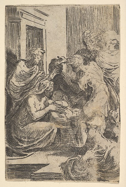 The Nativity early 16th cent-Parmigianino  , Poster Print